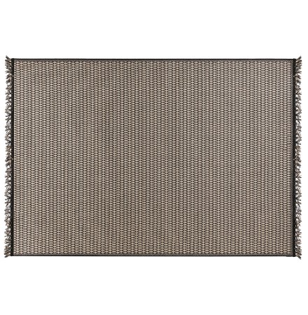 Etnisch tapijt 'MARYSE' 160/230 cm zwarte en gele motieven