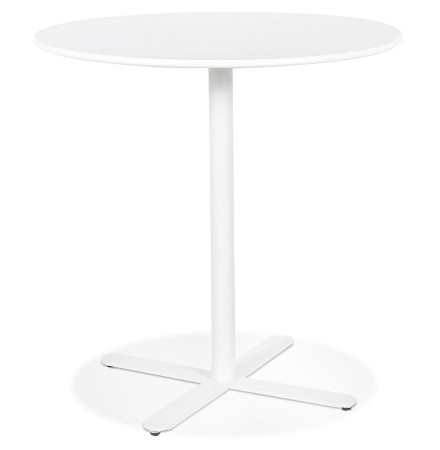 Wit rond tafeltje 'RITMO' - Ø 60 cm