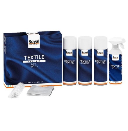 Onderhoudsset voor textiel 'ROYALTEX' - Producten om stof te onderhouden en te beschermen