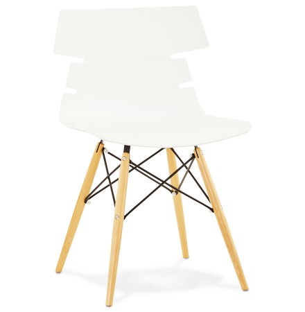 Moderne, witte stoel 'SOFY' in Scandinavische stijl