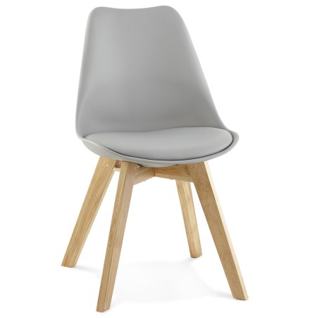 Moderne stoel 'TEKI' grijs