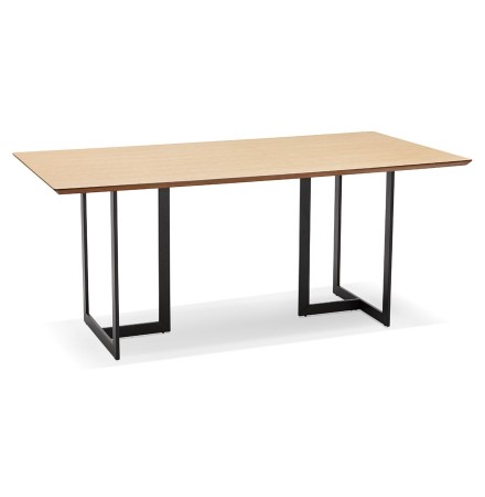 Eettafel / design bureau 'TITUS' van natuurlijk hout - 180x90 cm