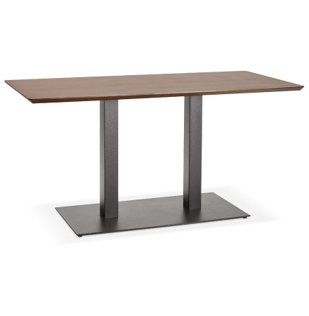 Design tafel / bureau 'ZUMBA' met notenhouten afwerking - 150x70 cm