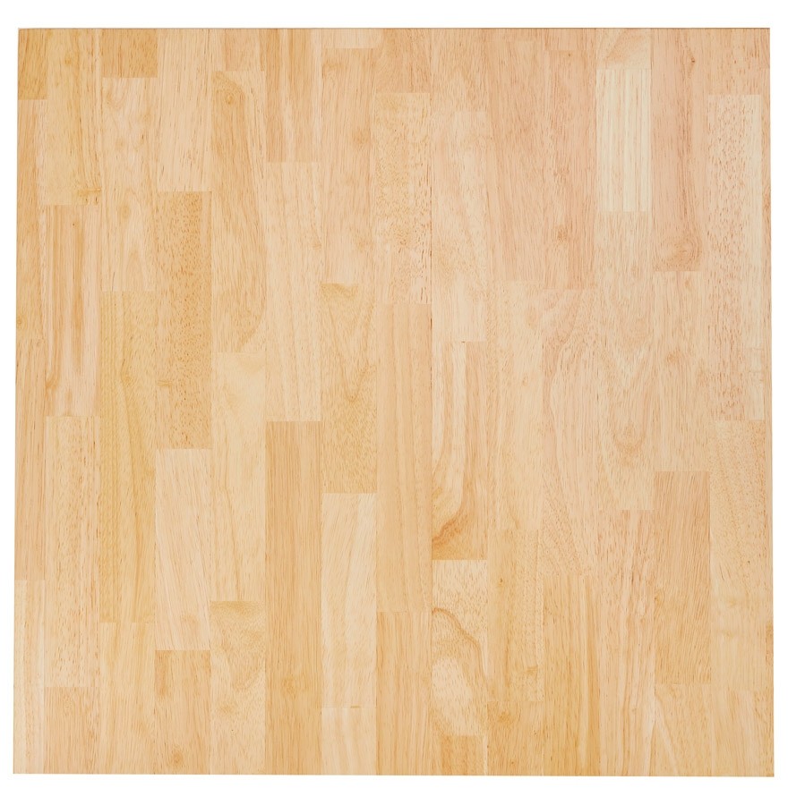 Zuidoost werk Richtlijnen Tafelblad MASSIVO vierkant van massief hout - 70x70 cm