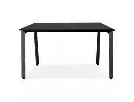 Zwarte vergadertafel/benchbureau 'AMADEUS SQUARE' - 160x160 cm