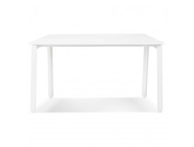 Table de réunion / bureau bench 'AMADEUS SQUARE' blanc - 160x160 cm
