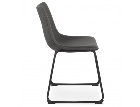 Vintage stoel 'BUFFALO' donkergrijs
