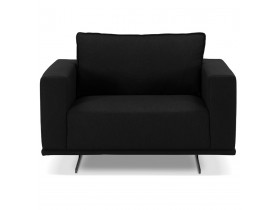 Zwarte design fauteuil 'MOZART MINI' 1,5 plaats