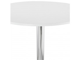 Staantafel / hoge tafel 'SANTIAGO' wit - Ø 90 cm