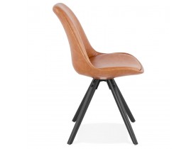 Design stoel 'STREET' bruin industriële stijl