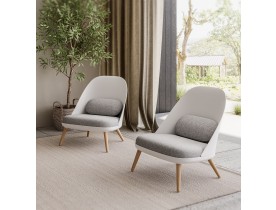 Design loungefauteuil 'TICOS' in Scandinavische stijl