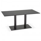 Design tafel / bureau 'AUSTIN' zwart - 160x80 cm