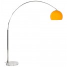 Boogvormige design lamp 'BIG BOW XL' met oranje lampenkamp