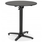 Table de terrasse pliable 'COMPAKT' ronde noire - Ø 68 cm