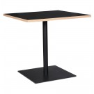 Zwarte vierkante tafel 'FUSION SQUARE' - 80x80 cm