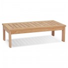 Table basse intérieure/extérieur 'MALO' en bois de Teck naturel