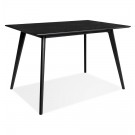 Design zwarte 'MARIUS' tafel / bureau in hout - 120x80 cm
