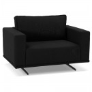 Zwarte design fauteuil 'MOZART MINI' 1,5 plaats
