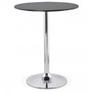 Staantafel / hoge tafel 'SANTIAGO' zwart - Ø 90 cm