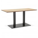 Design tafel / bureau 'ZUMBA' met natuurlijk houten afwerking - 150x70 cm