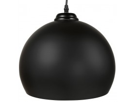 Zwarte bolvormige design hanglamp 'DOUGLAS'