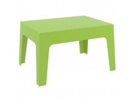 Lage, groene tafel 'MARTO' uit kunststof