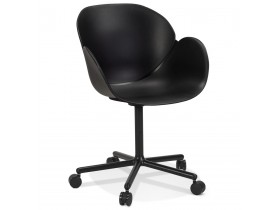 Zwarte bureaustoel met armleuningen 'ORION'