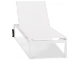 Witte ligstoel 'PREMIA' - bestel per 2 stuks / prijs voor 1 stuk