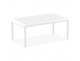 Lage tafel 'SIDONY XL' wit van plastic