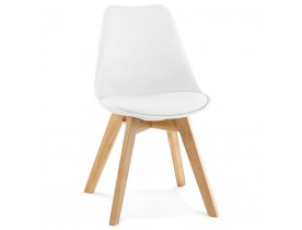Witte, moderne stoel 'TEKI'
