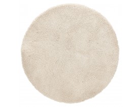 Beige rond design tapijt 'TISSO' beige - Ø 200 cm