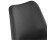 Design stoel BYBLOS zwart industriele stij - Zoom 1