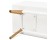 Witte, houten, design buffetkast DIEGO in Scandinavische stijl - Zoom 7