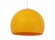 Bolvormige hanglamp 'ELMET' van oranje kunststof
