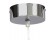 Bolvormige hanglamp ELMET van witte kunststof - Zoom 5