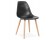 Scandinavische design stoel 'GLORIA' zwart