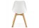 Witte, moderne stoel TEKI - Foto 4