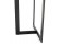 Eettafel / design bureau TITUS van zwart hout - 180x90 cm - Zoom 4