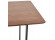Table à diner / bureau design TITUS en bois de noyer - 150x70 cm - Zoom 2