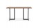Table à diner / bureau design TITUS en bois de noyer - 150x70 cm - Photo 1