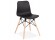Scandinavische stoel 'TONIC' zwart design