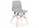 Scandinavische stoel 'TONIC' grijs design