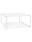 Witte vergadertafel / bench-bureau 'BAKUS SQUARE' - 140x140 cm