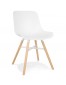 Witte design stoel 'GLADYS'
