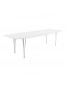 Witte, uitschuifbare tafel 'XTEND' - 170(270)x100 cm