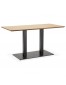 Design tafel / bureau 'ZUMBA' met natuurlijk houten afwerking - 150x70 cm