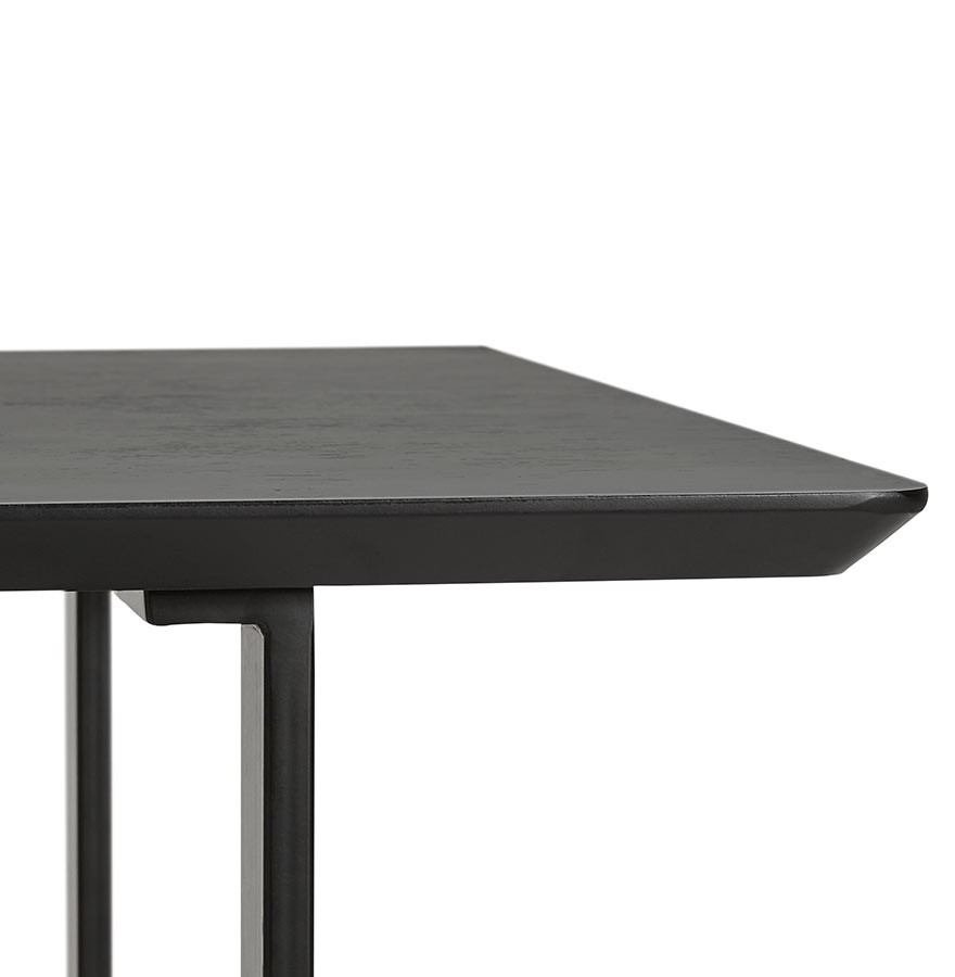 Verrassend Design tafel TITUS van zwart hout – Modern bureau 150x70 cm JS-84