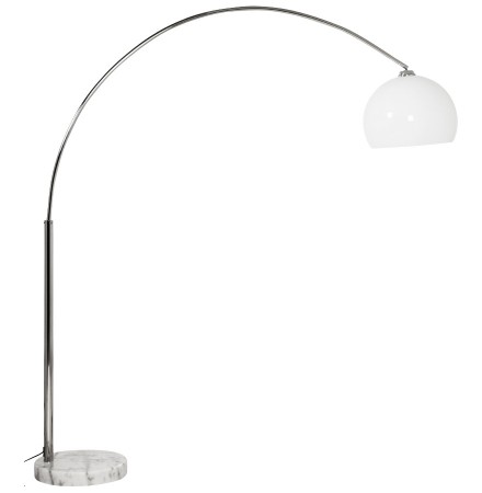 Boogvormige design lamp 'BIG BOW XL' met witte lampenkamp