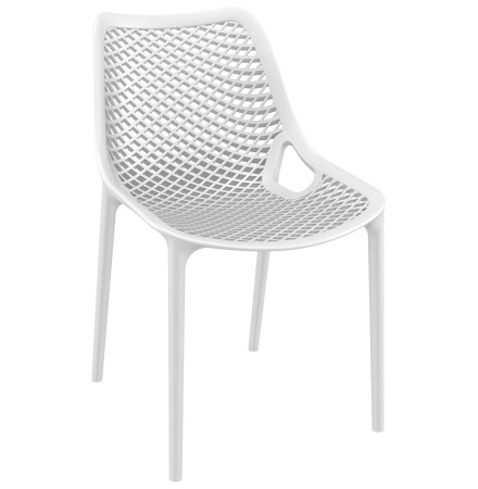 Moderne, witte stoel 'BLOW' uit kunststof