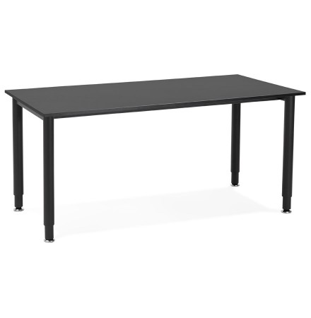 Vergadertafel / design bureau ‘FOCUS’ in het zwart - 160x80 cm